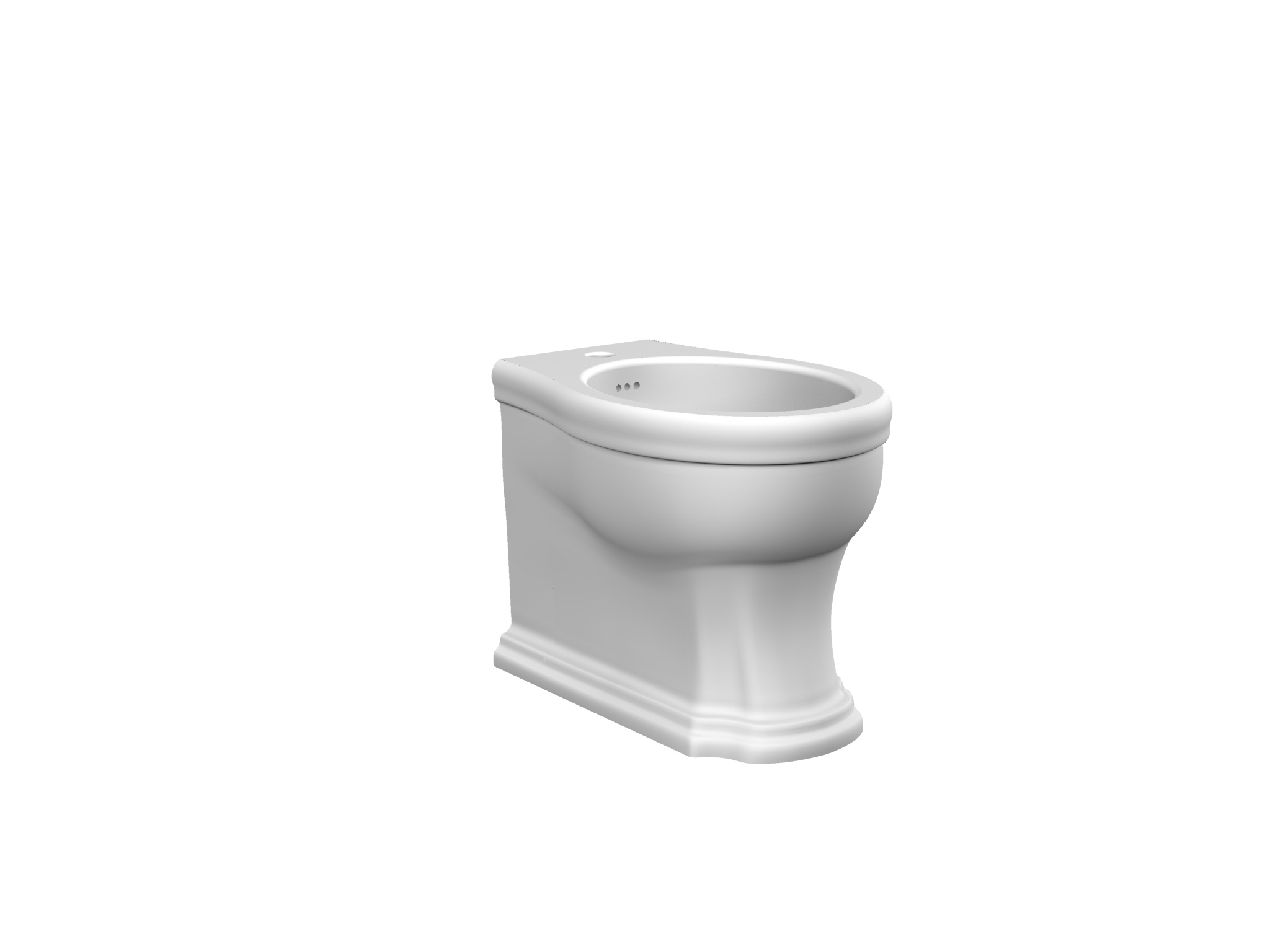 Scarabeo Castellana bidet a terra bianco ceramica