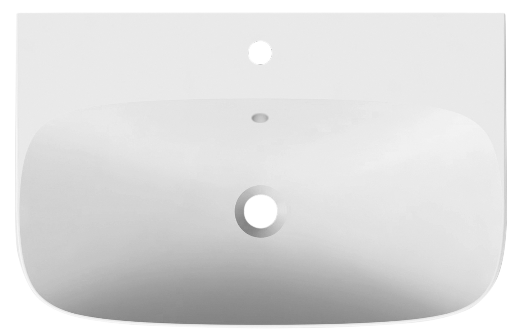 Scarabeo Moon 70R H15 lavabo 70x45 cm ceramica