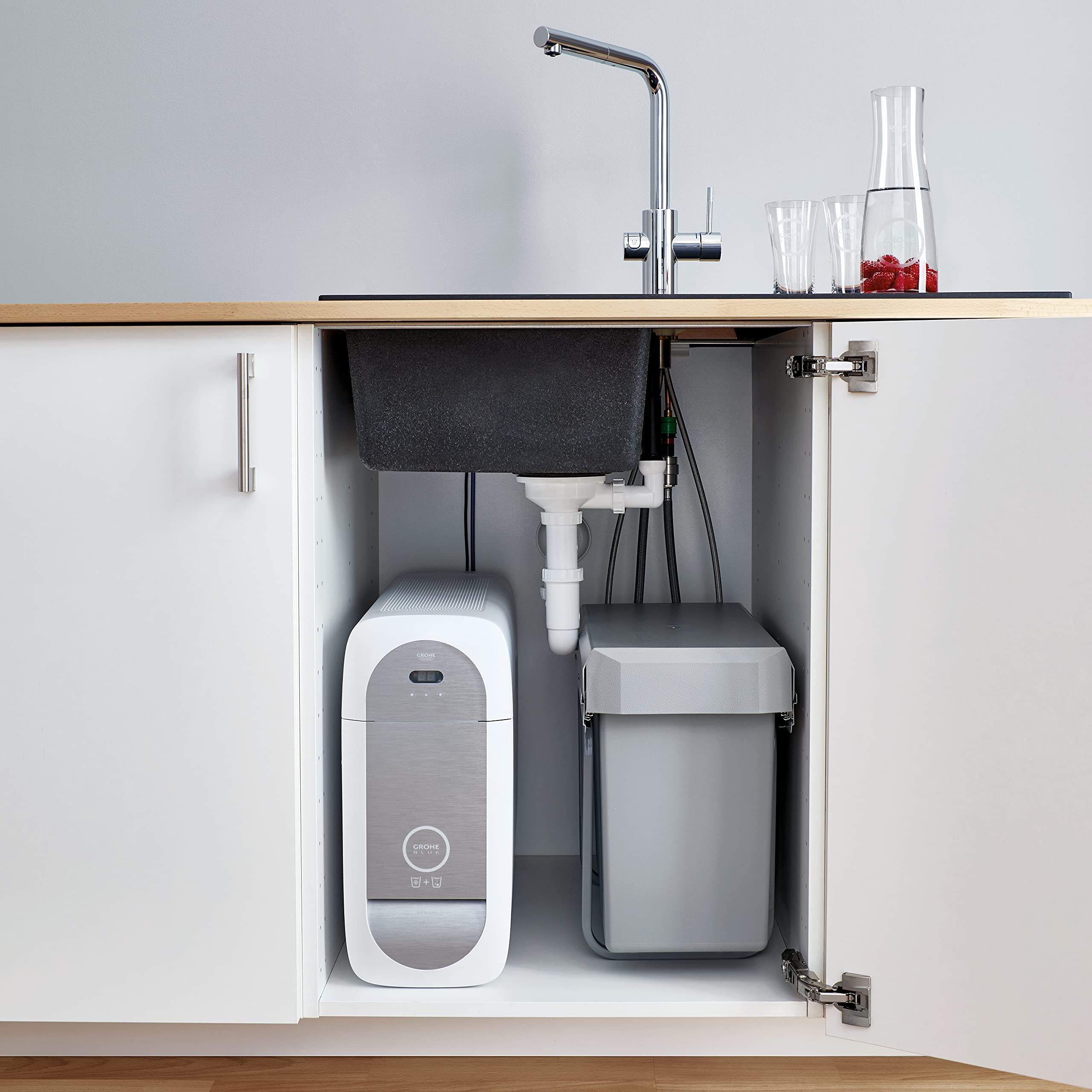 GROHE 40855000 pattumiera sottolavello 30 cm 2x15 l