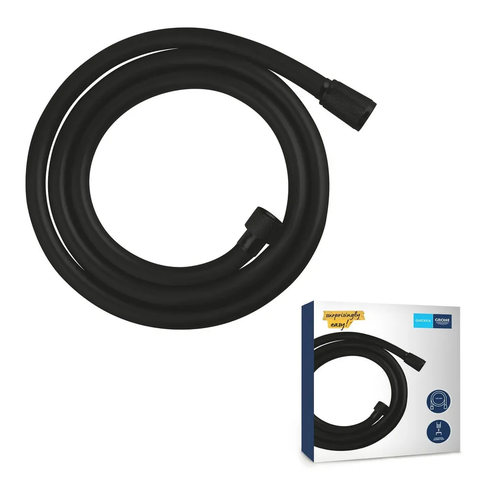 GROHE VitalioFlex Trend flessibile doccia 1,5 m nero opaco