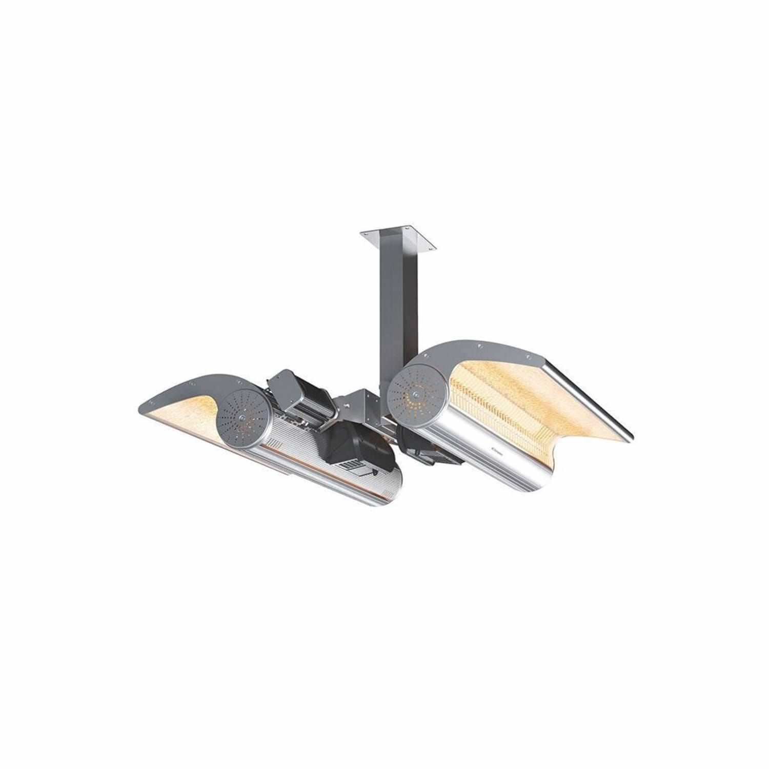 Sined 4000 stufa infrarossi da soffitto grigia IP65