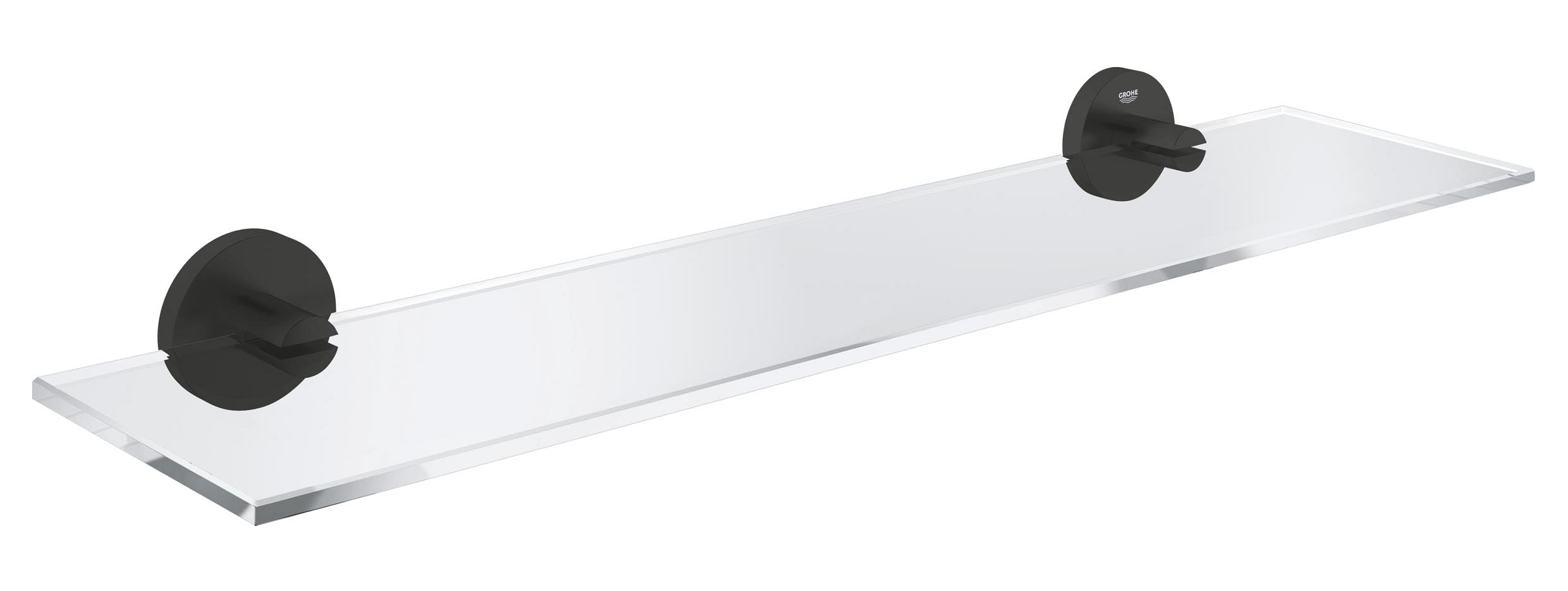 Grohe Start 41202000 mensola vetro cromo 530 mm fissaggio nascosto