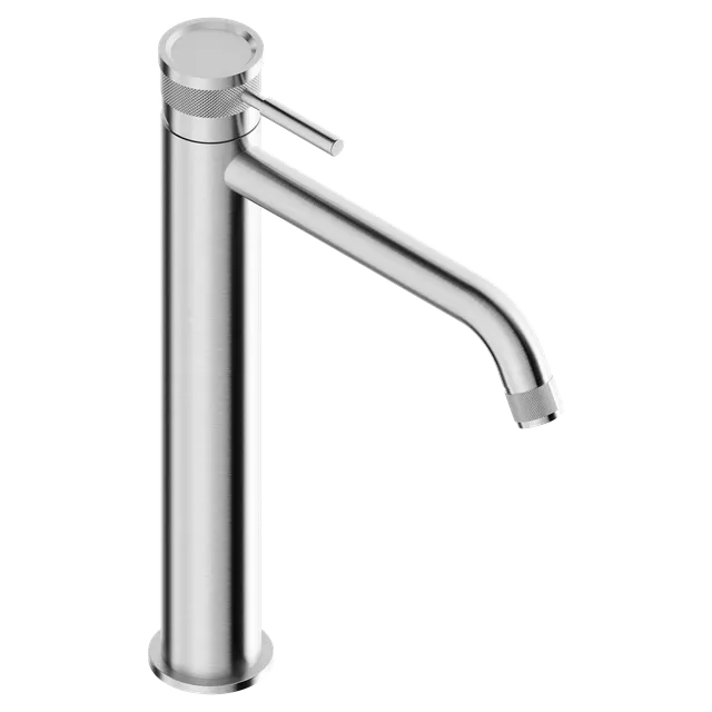 Tubico Volga miscelatore lavabo alto inox bocca 17 cm