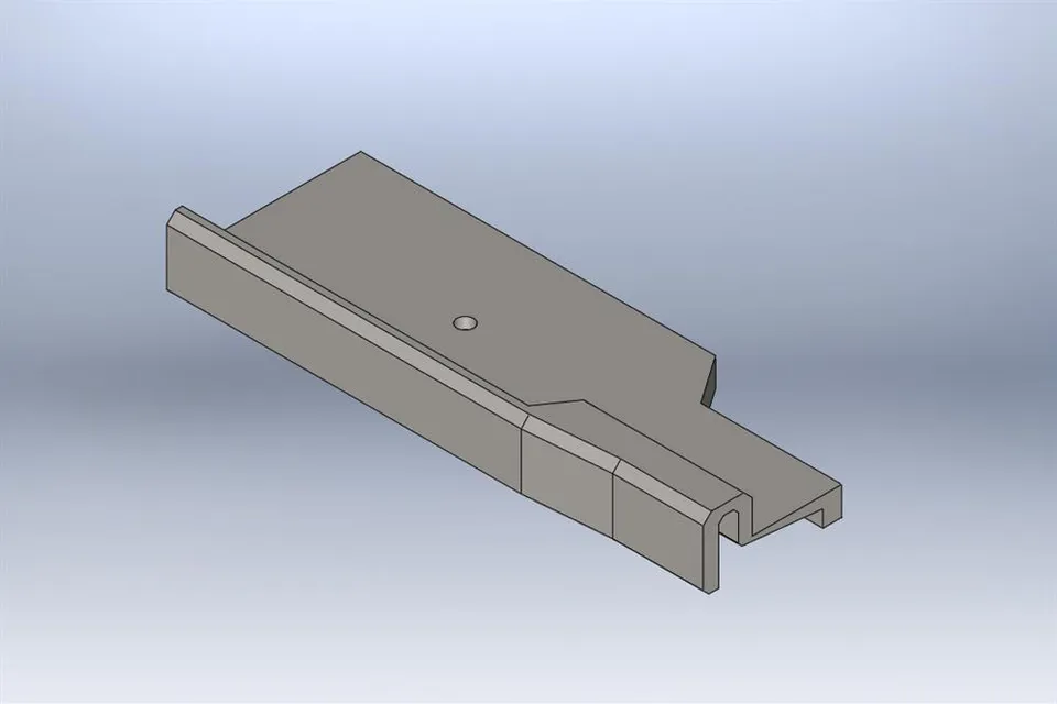 Vismaravetro Linea SMF base sinistra bianco
