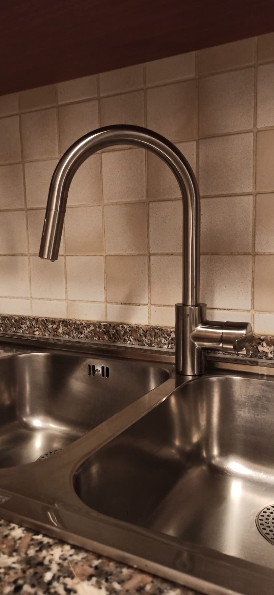 GROHE Feel 31486DC1 miscelatore cucina acciaio satinato bocca alta