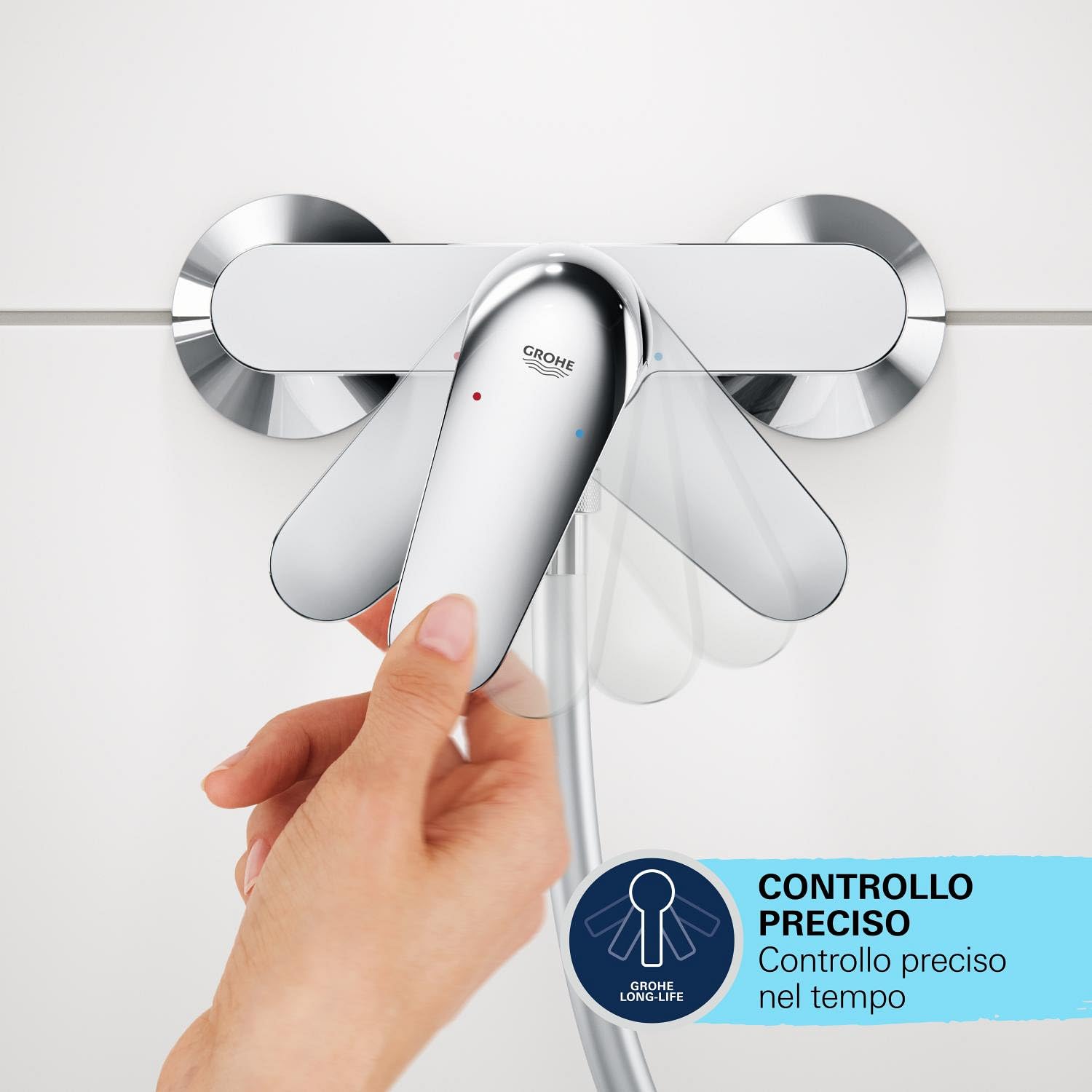 GROHE Start Edge 24197001 miscelatore doccia esterno cromo