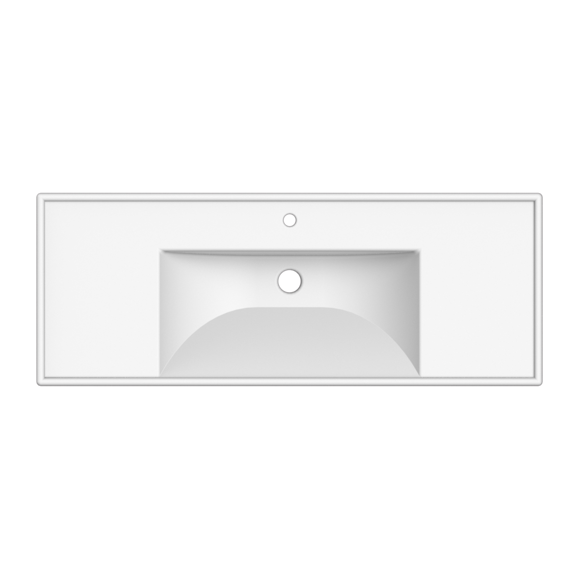 Scarabeo ML 120x47 lavabo doppia mensola ceramica