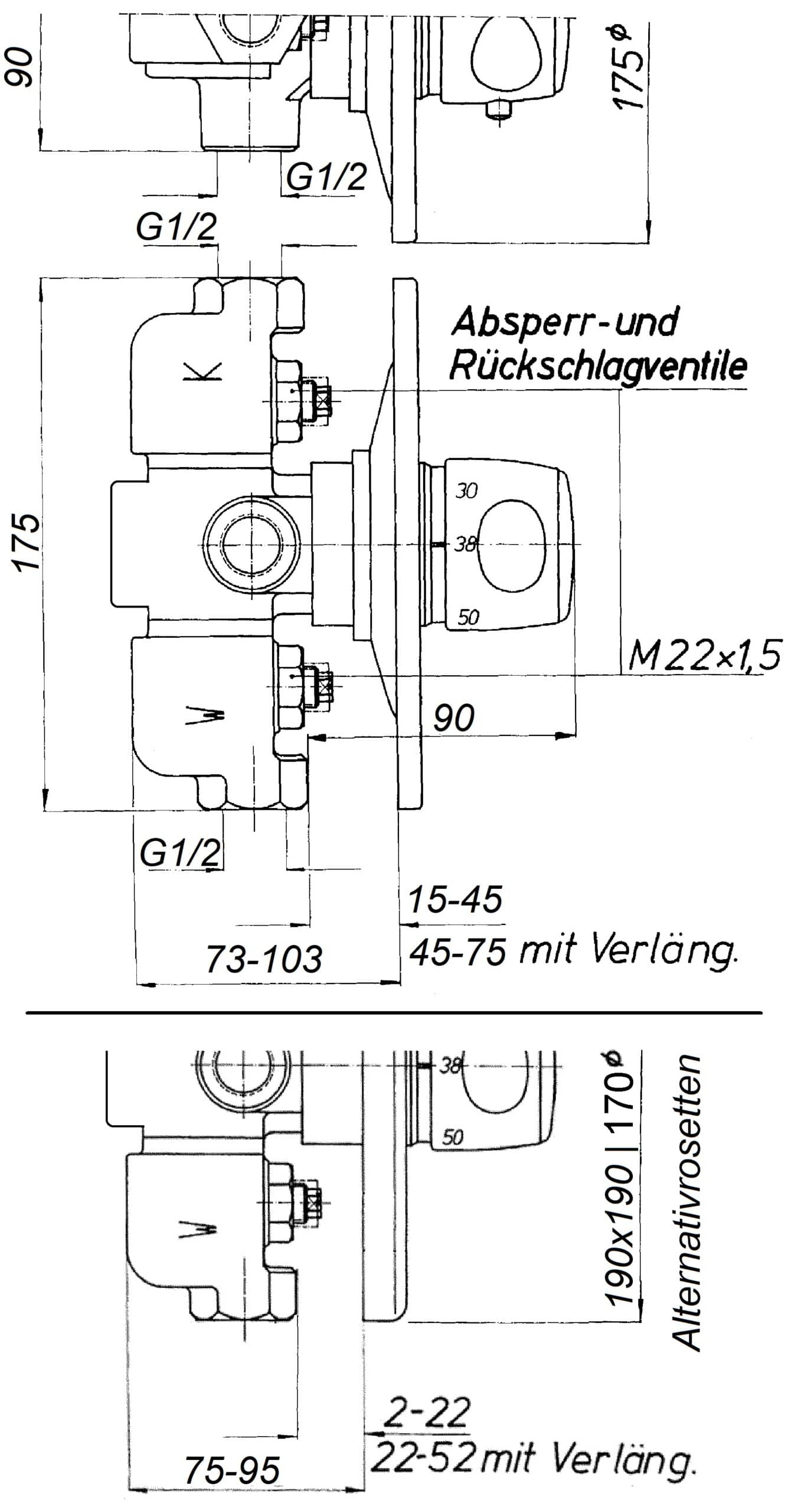Schmiedl GS0450/15U2 corpo incasso termostatico 1/2 da 32 l/min