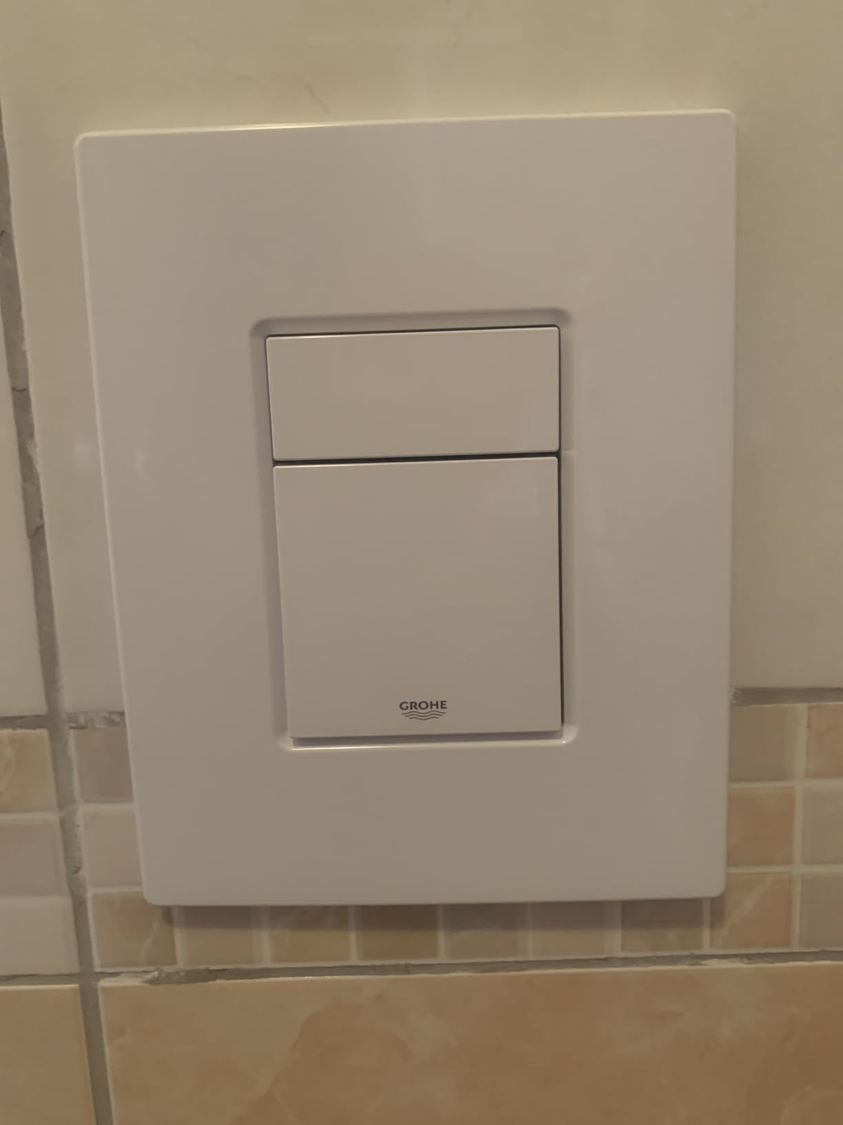 Grohe Skate Cosmopolitan 38732SH0 Placca WC Bianca doppio scarico