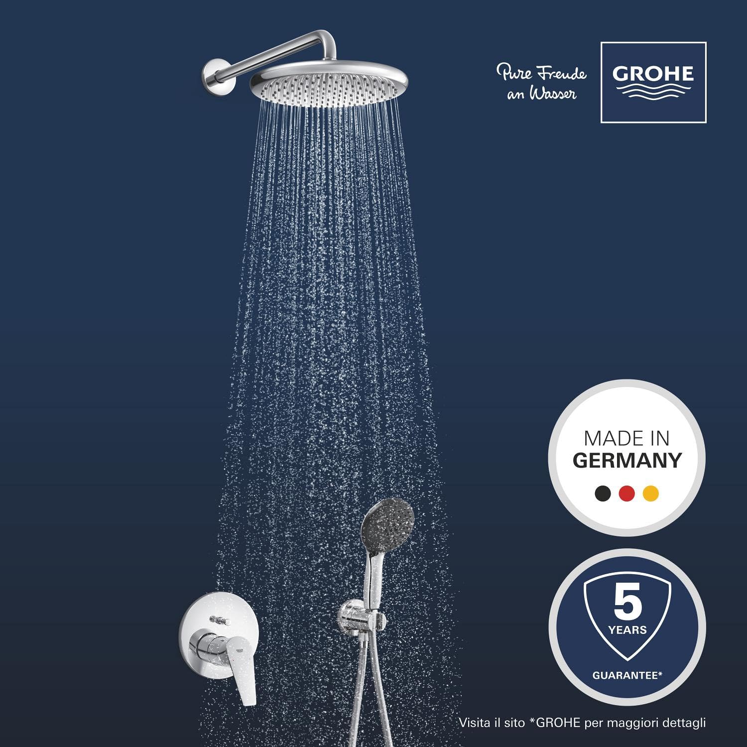 GROHE Start Edge 25293000 sistema doccia incasso cromo 2 vie