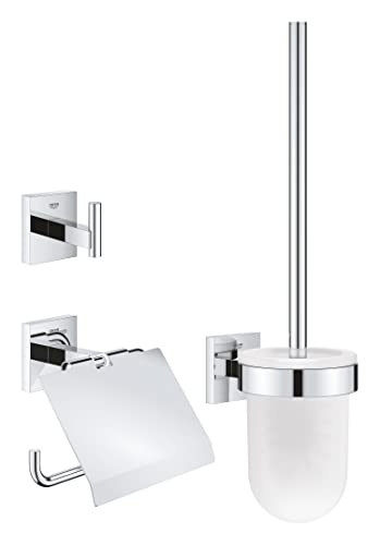 GROHE Start Cube 41123000 set accessori 3-in-1 cromo vetro