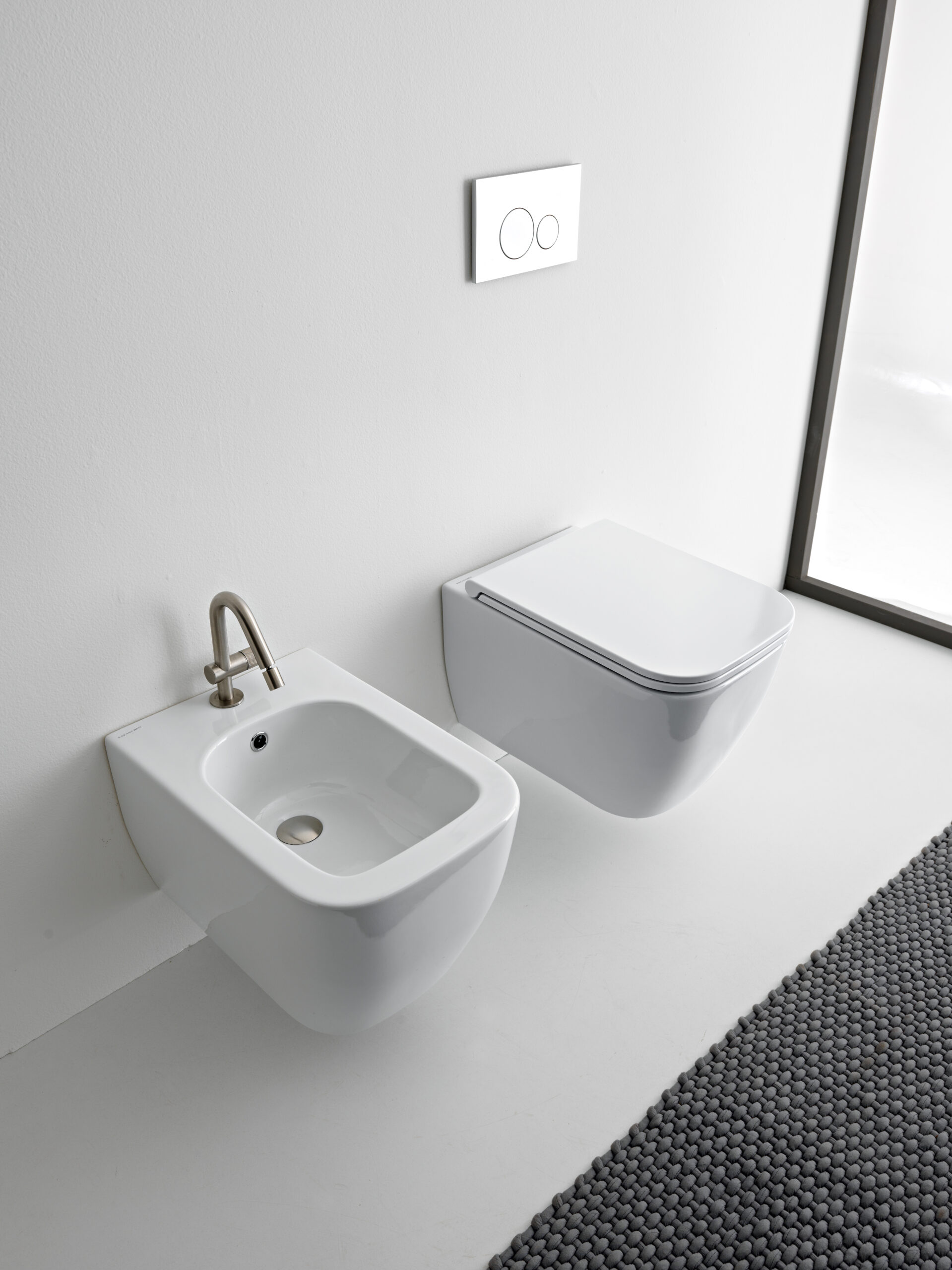 Scarabeo Teorema 2.0 Clean Flush vaso sospeso 36x52 cm