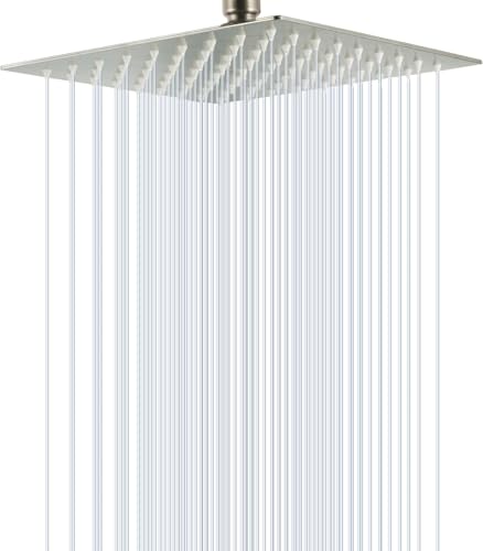 SOLVEX SP-50022 soffione doccia quadrato acciaio lucido