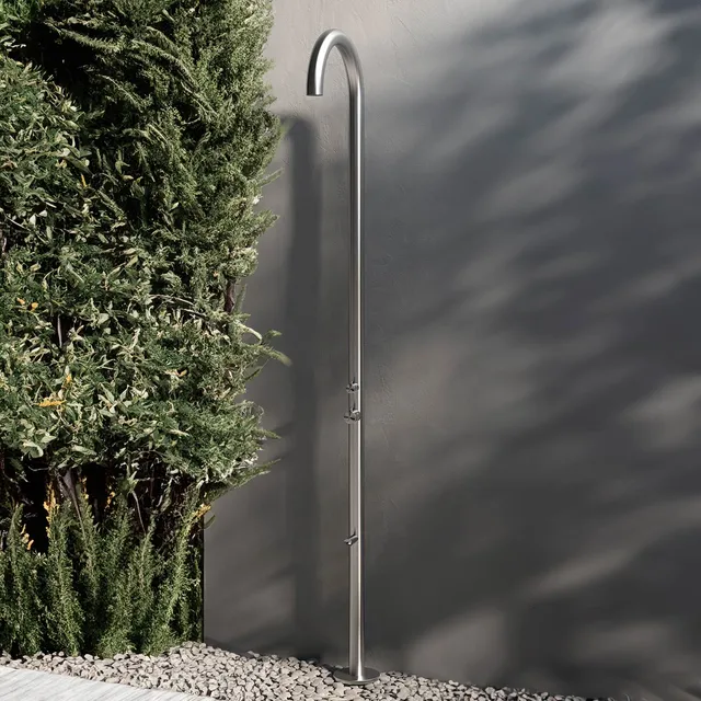 Sined DOCCIA-OLBIA-INOX doccia esterna 244 cm miscelatore