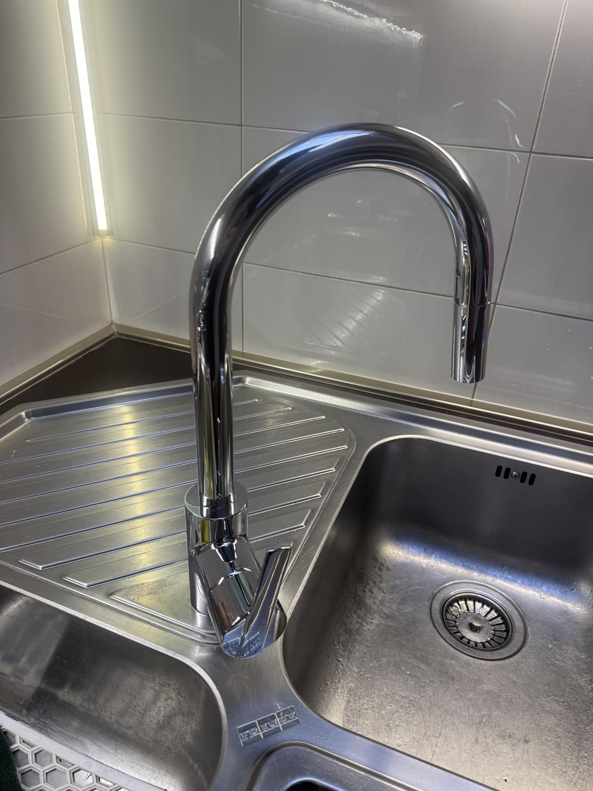 GROHE Feel 31486DC1 miscelatore cucina acciaio satinato bocca alta