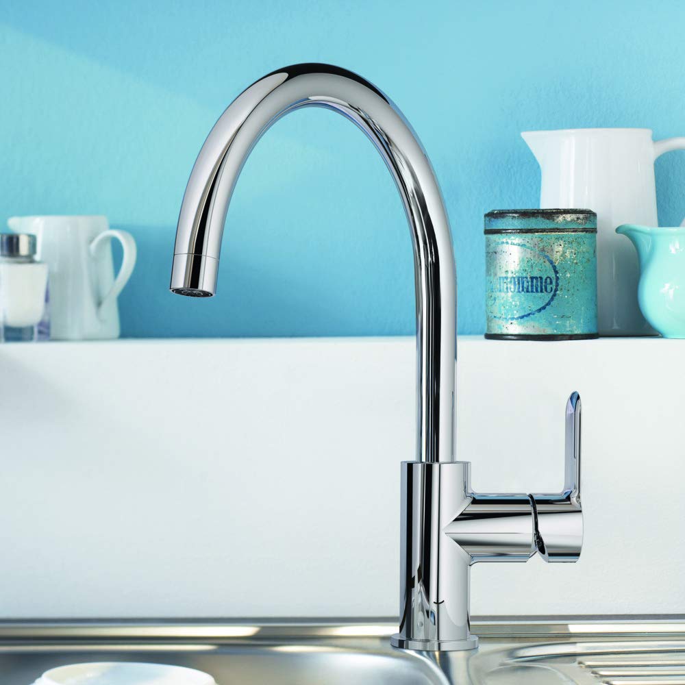 GROHE BauEdge 31367000 Miscelatore Cucina Bocca Alta