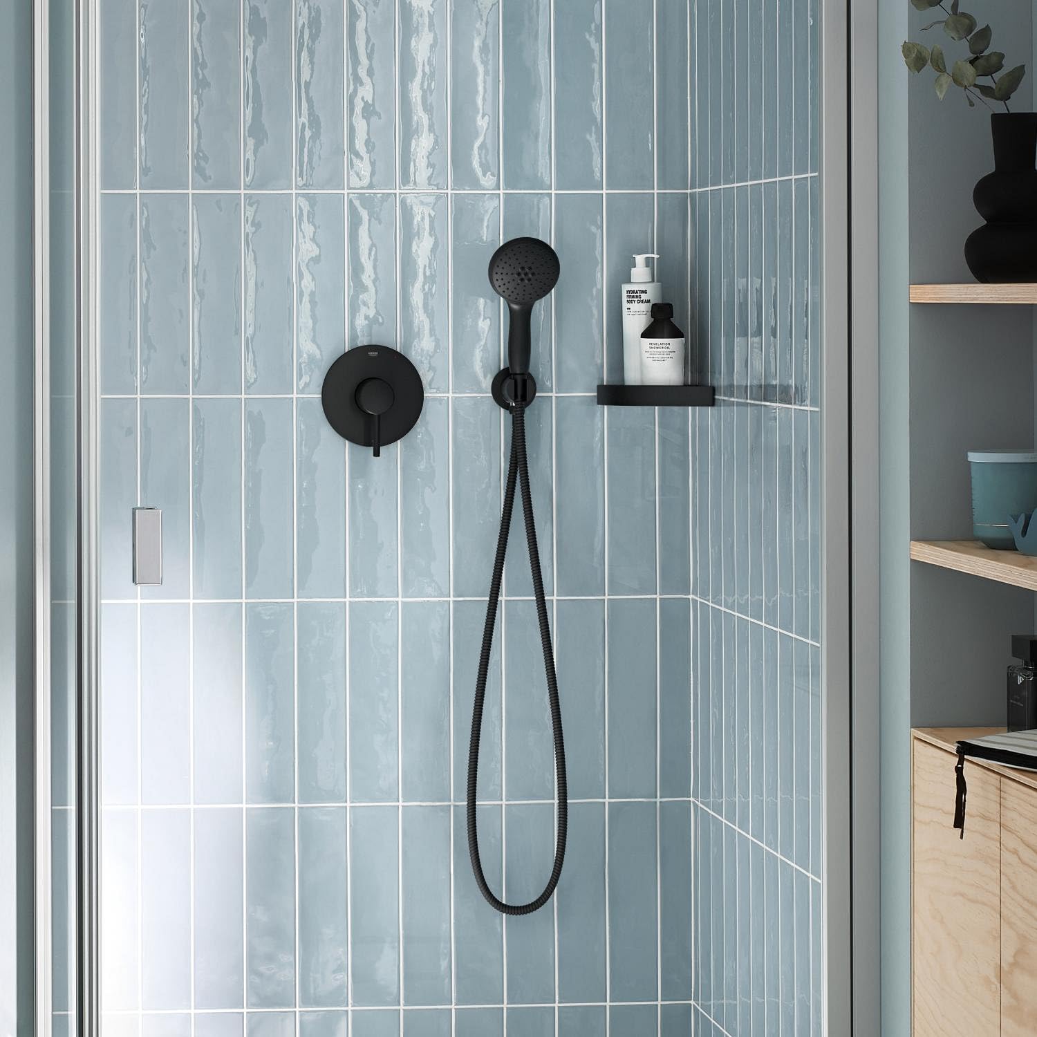Grohe VitalioFlex 27502KS1 flessibile doccia nero 1500 mm