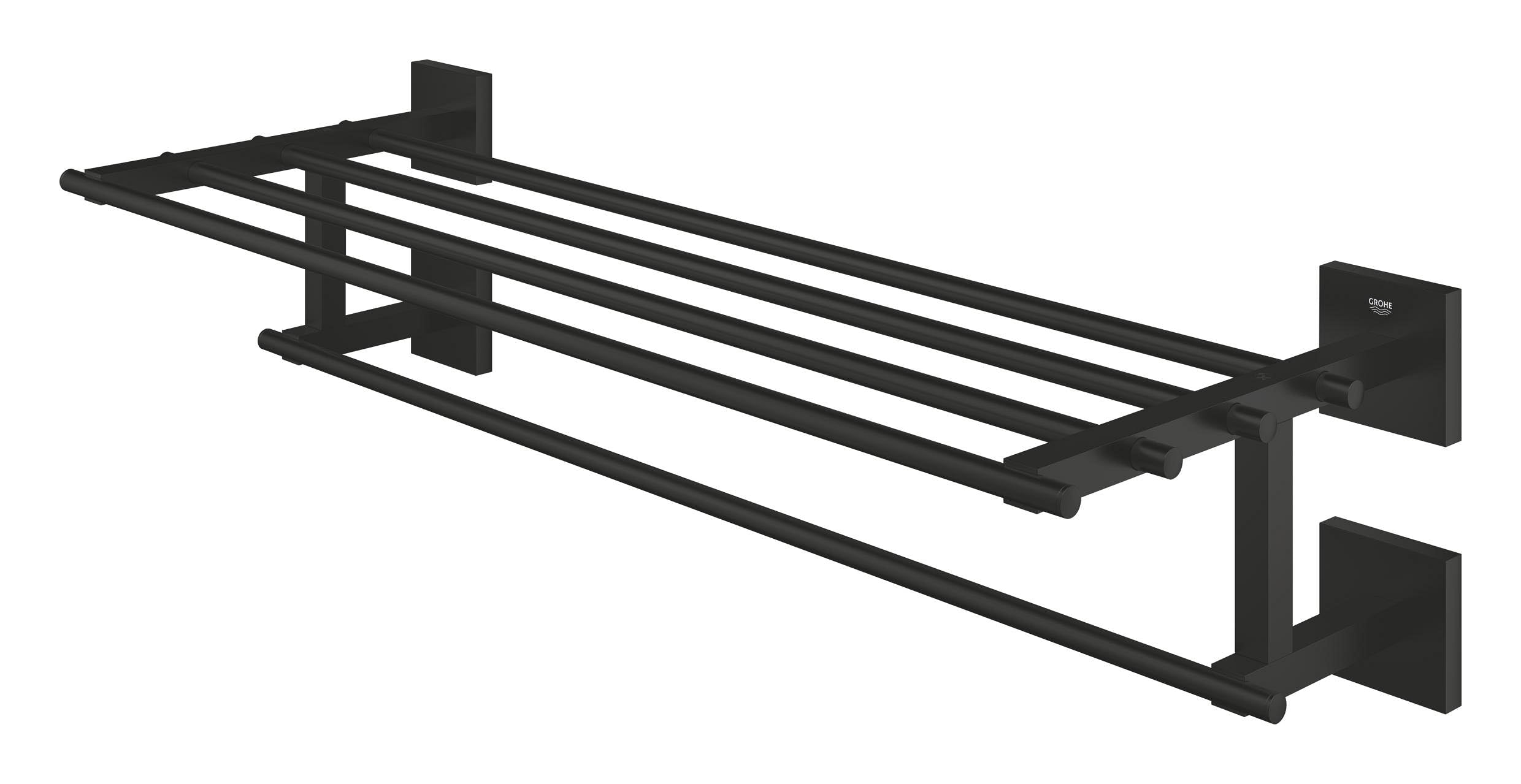 GROHE Start Cube 410992430 portasciugamani 60 cm nero opaco