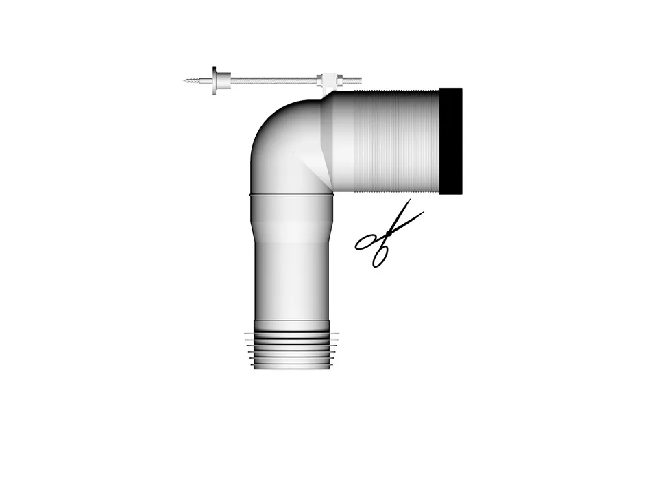 Scarabeo Tech 60/160 curva tecnica per wc