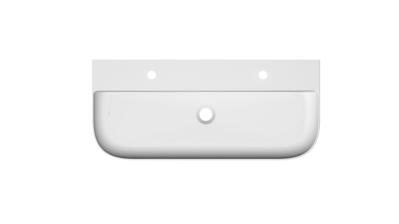 Scarabeo Glam 95/SB lavabo 95x42 cm bianco