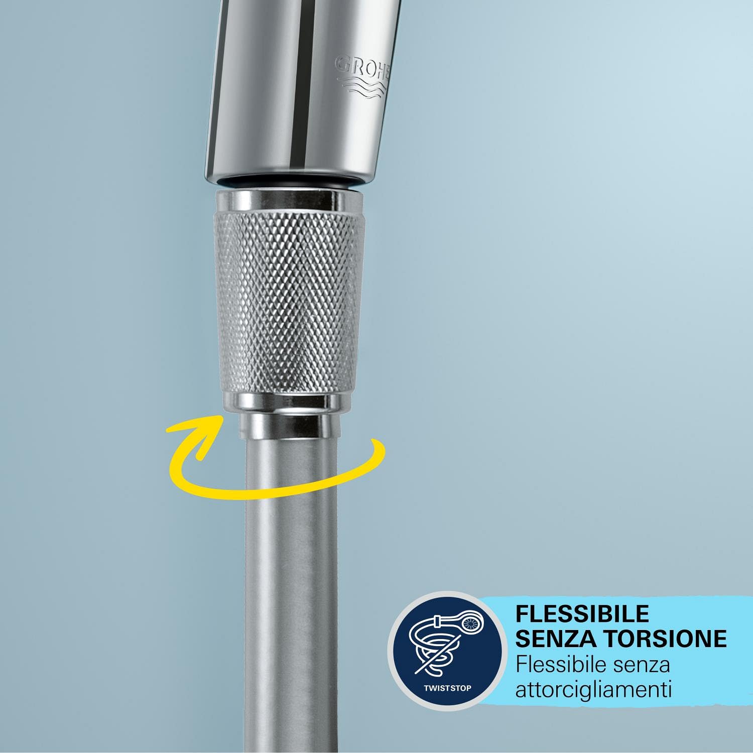 GROHE VitalioFlex 28743002 Flessibile Doccia 1,5 m Metallo
