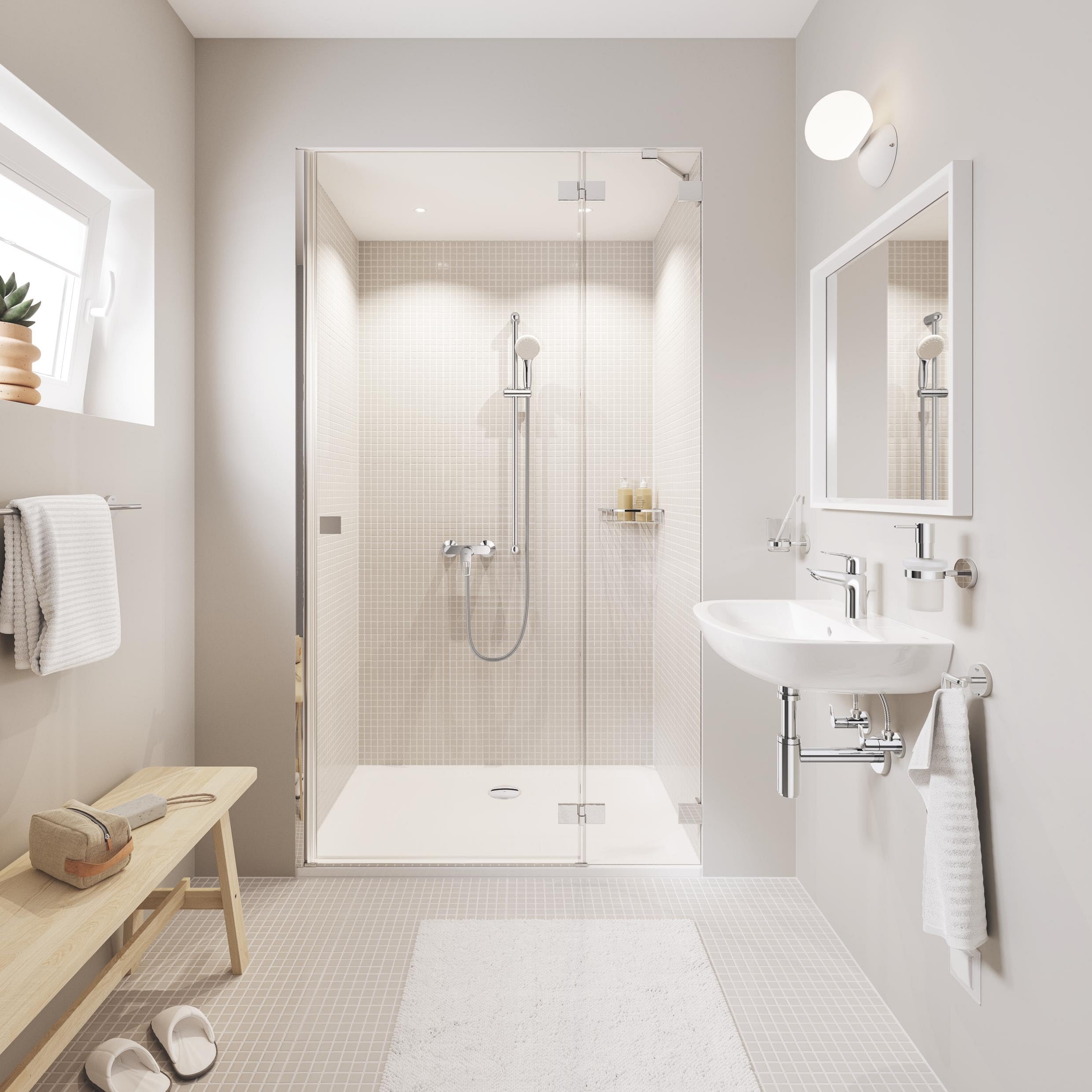 Grohe Start 41184000 Bicchiere Vetro Ricambio 95x66 mm