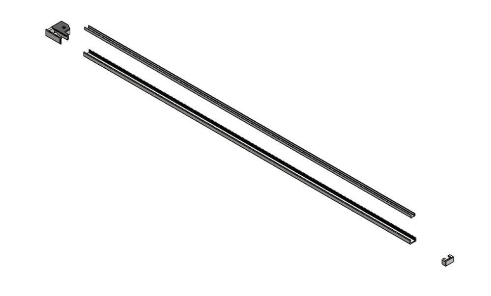 Vismaravetro Sintesi KIT SMF SK SX ricambio nero opaco