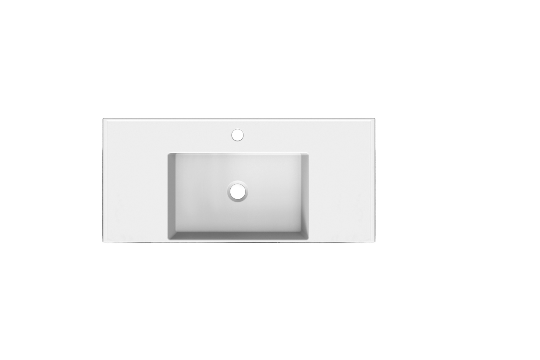 Scarabeo Teorema 2.0 100 lavabo ceramica Double Shelf
