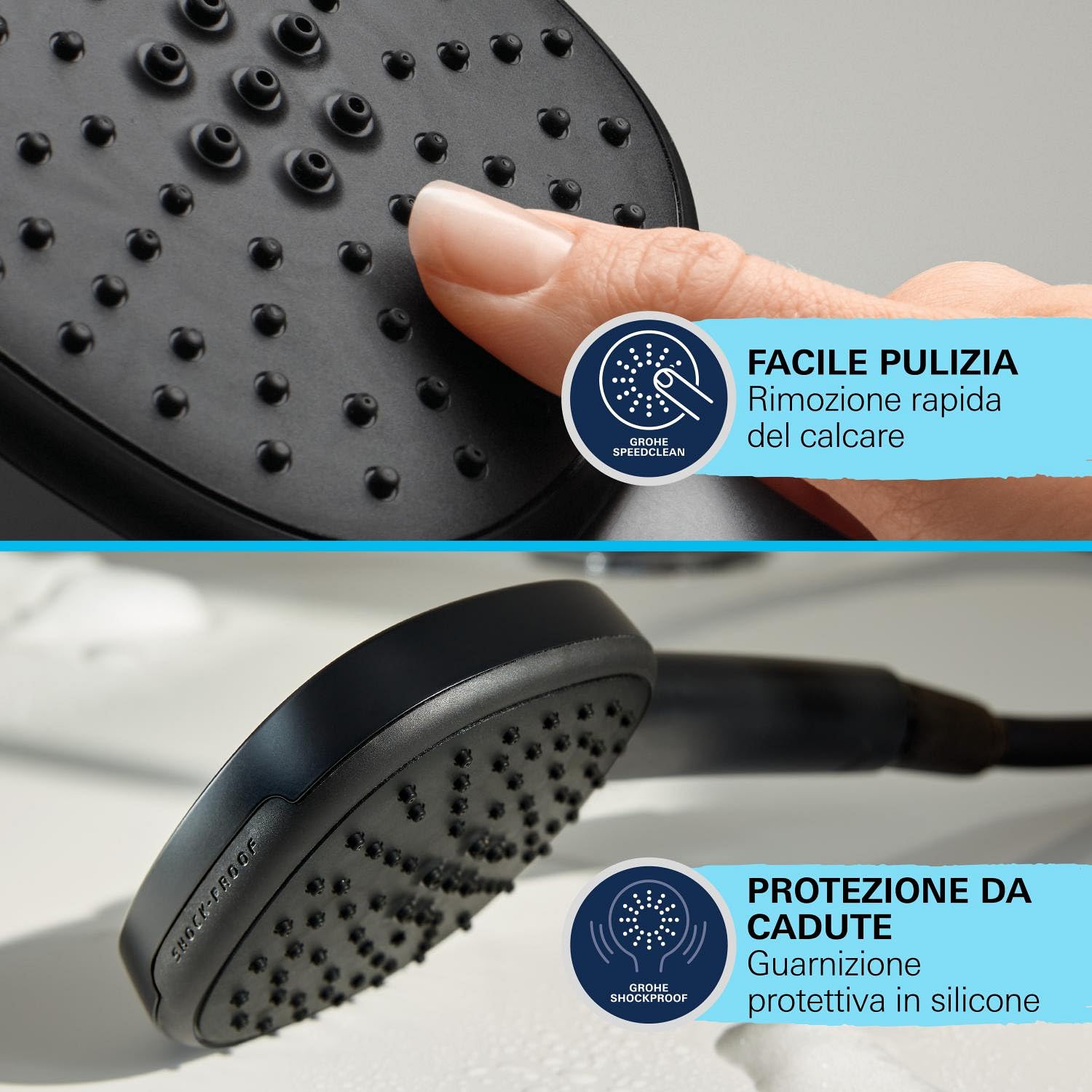 GROHE Vitalio Comfort 250 colonna doccia nero opaco