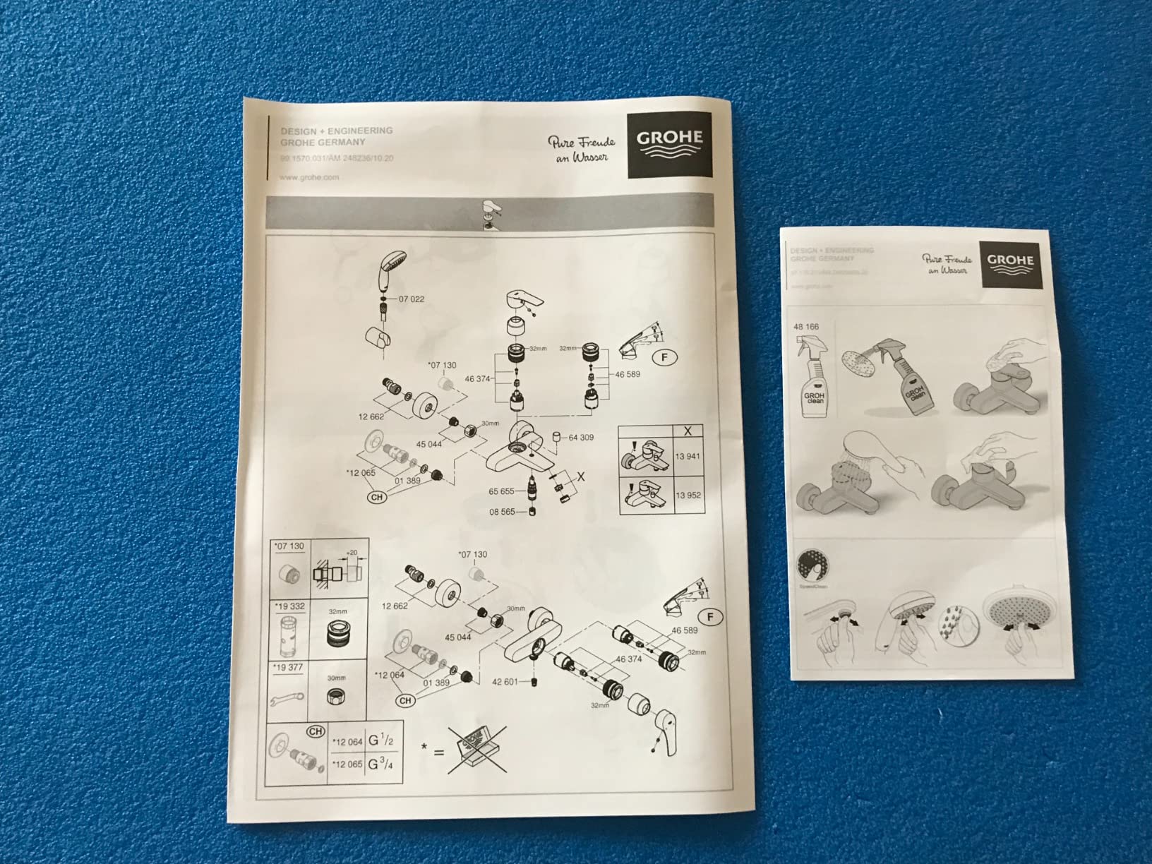 Grohe Start miscelatore monocomando doccia a parete cromo