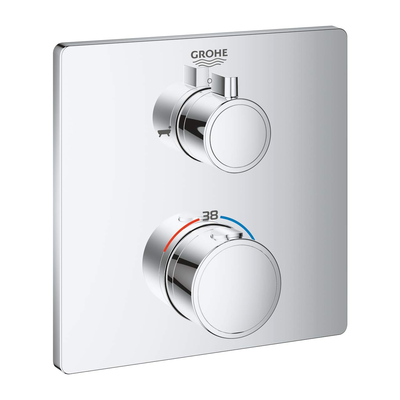 Grohe Grohtherm 24080000 miscelatore termostatico 2 uscite cromo