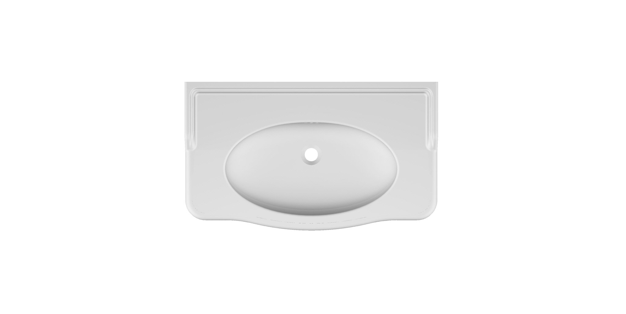 Scarabeo Castellana 90 lavabo 90 cm bianco ceramica