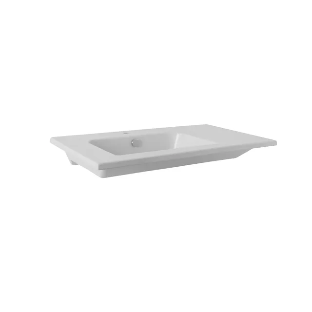 Scarabeo Etra 82x47 lavabo sospeso mensola destra ceramica