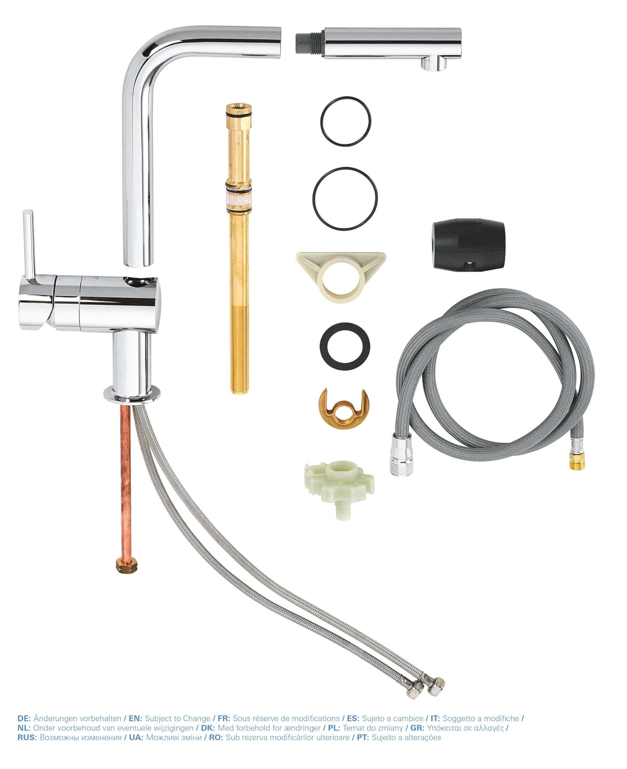 Grohe Minta 32168000 rubinetto cucina cromo estraibile