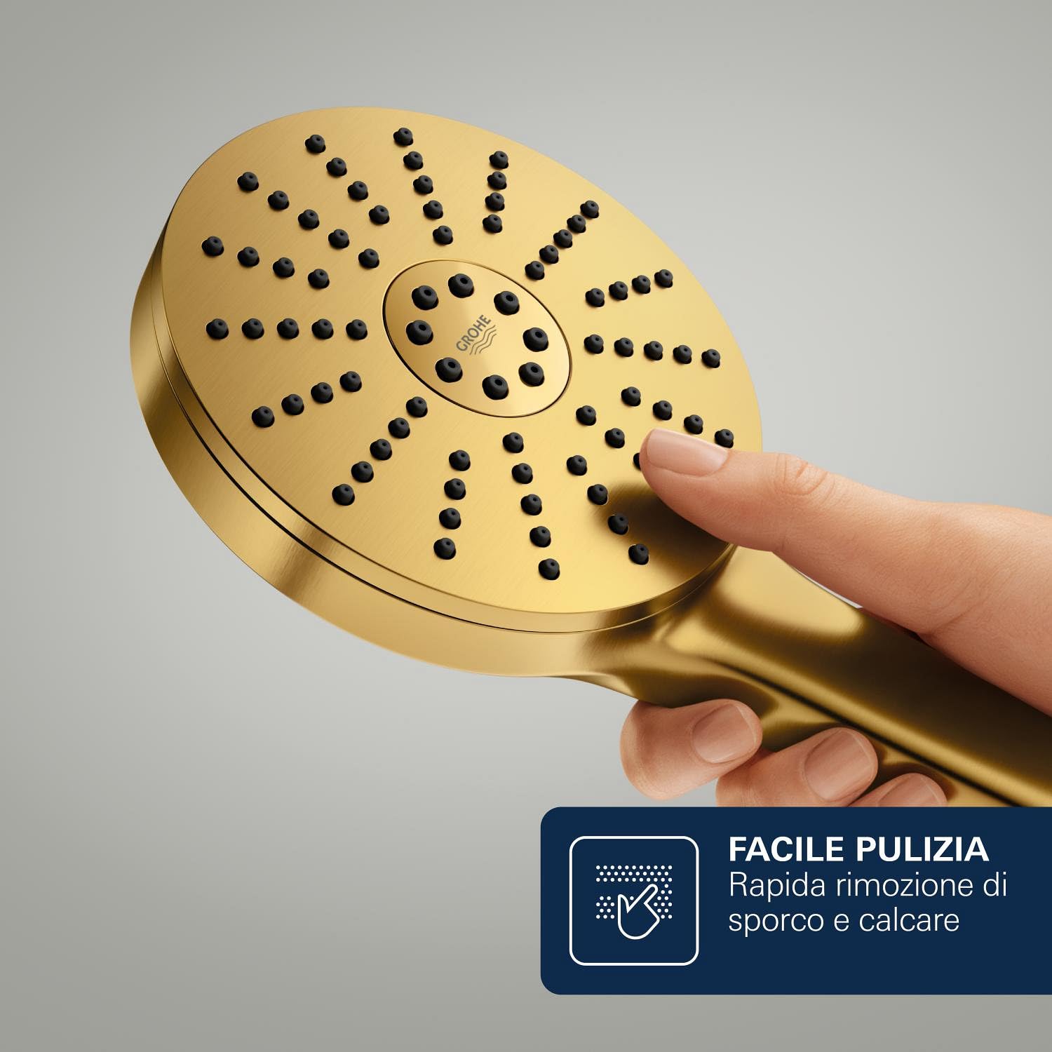 GROHE Vitalio Joy+ 120 134865GN00 set doccia oro 3 getti