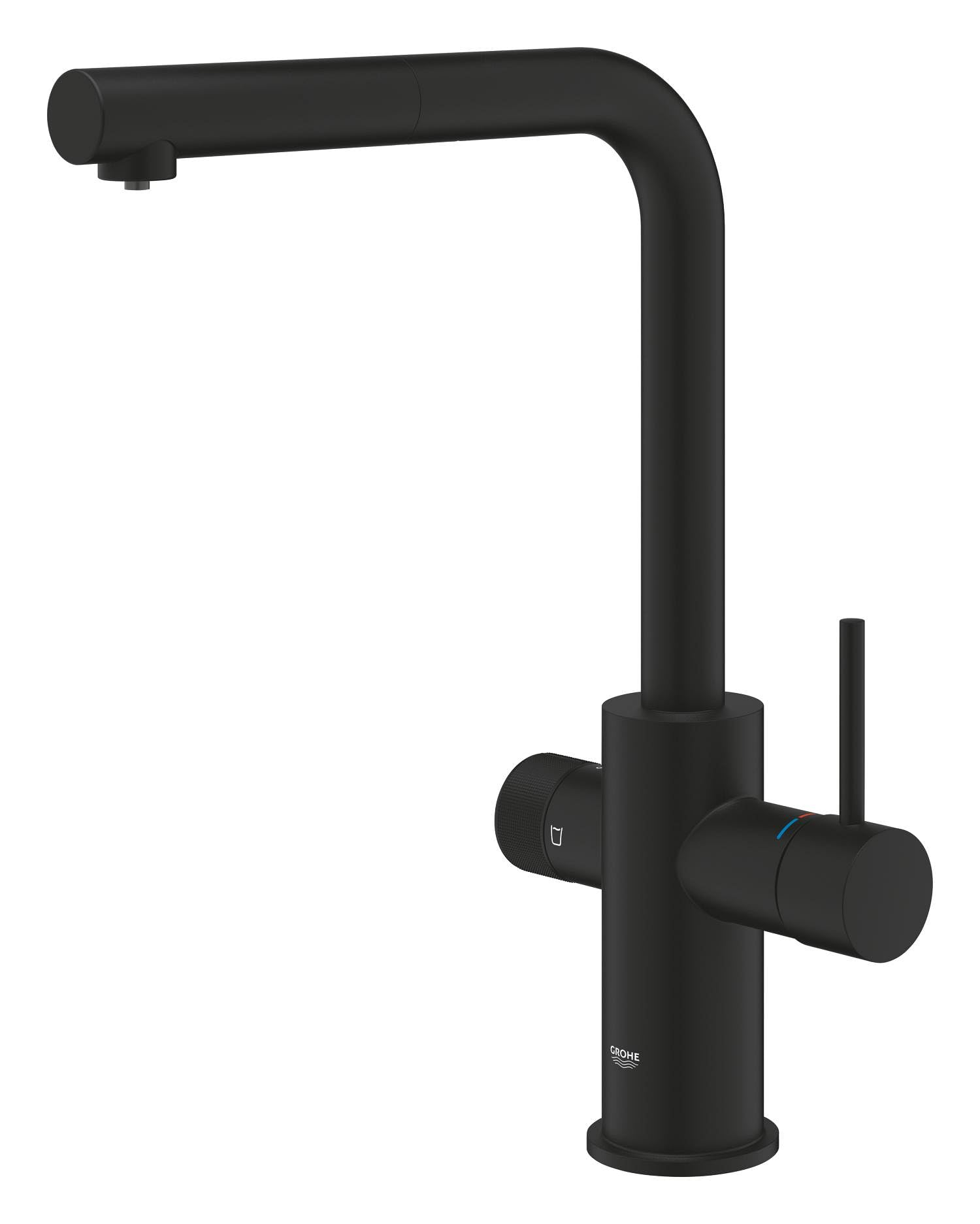Grohe Blue Pure Minta 30590KF0 rubinetto cucina nero con filtro