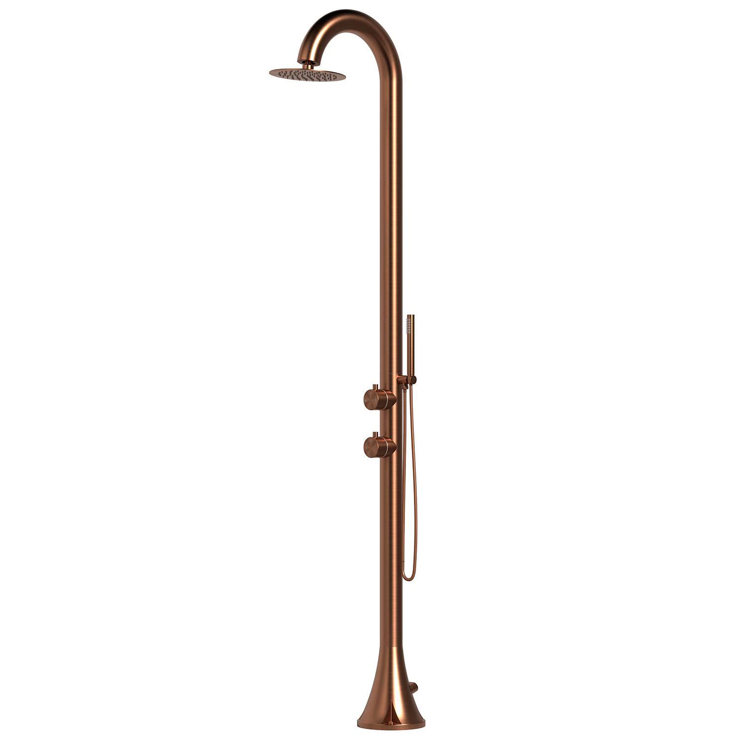 Sined Luna D colonna doccia inox oro rosa