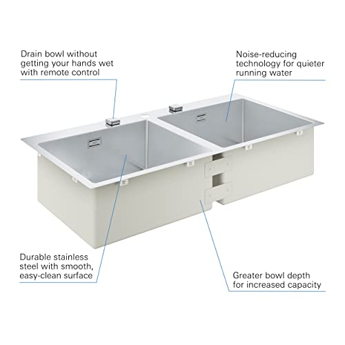 Grohe K800 31585SD1 lavello cucina inox
