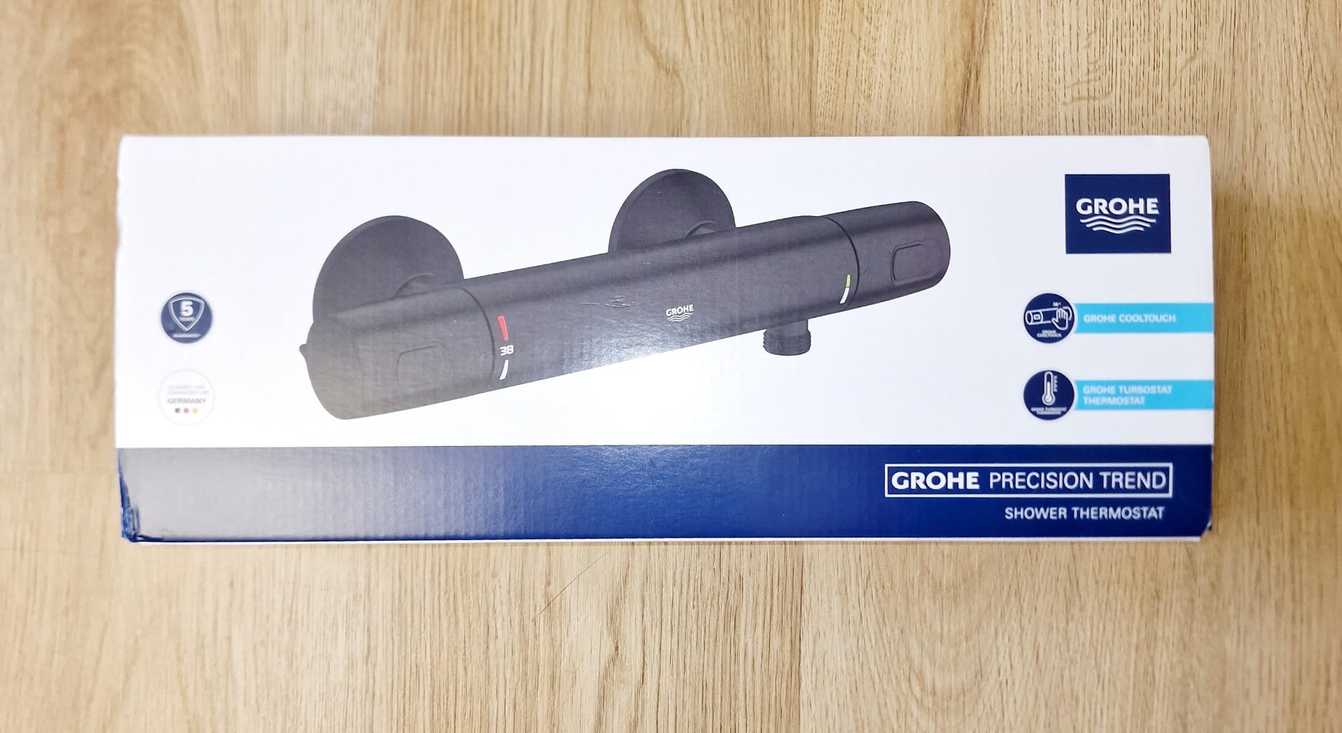 GROHE Precision Trend New miscelatore doccia termostatico nero opaco
