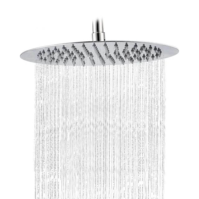 SOLVEX SP-50021 soffione doccia tondo 10 pollici argento