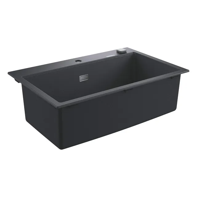 GROHE K700 80-C Lavello Cucina 78x50 Granite Black con Gocciolatoio