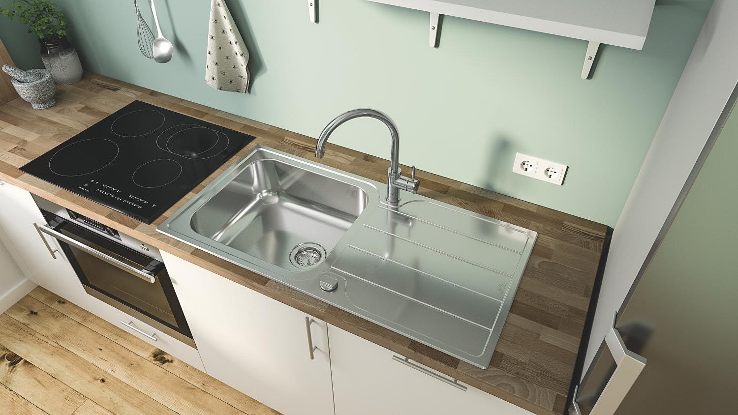 GROHE Start 31553001 miscelatore cucina cromo beccuccio C