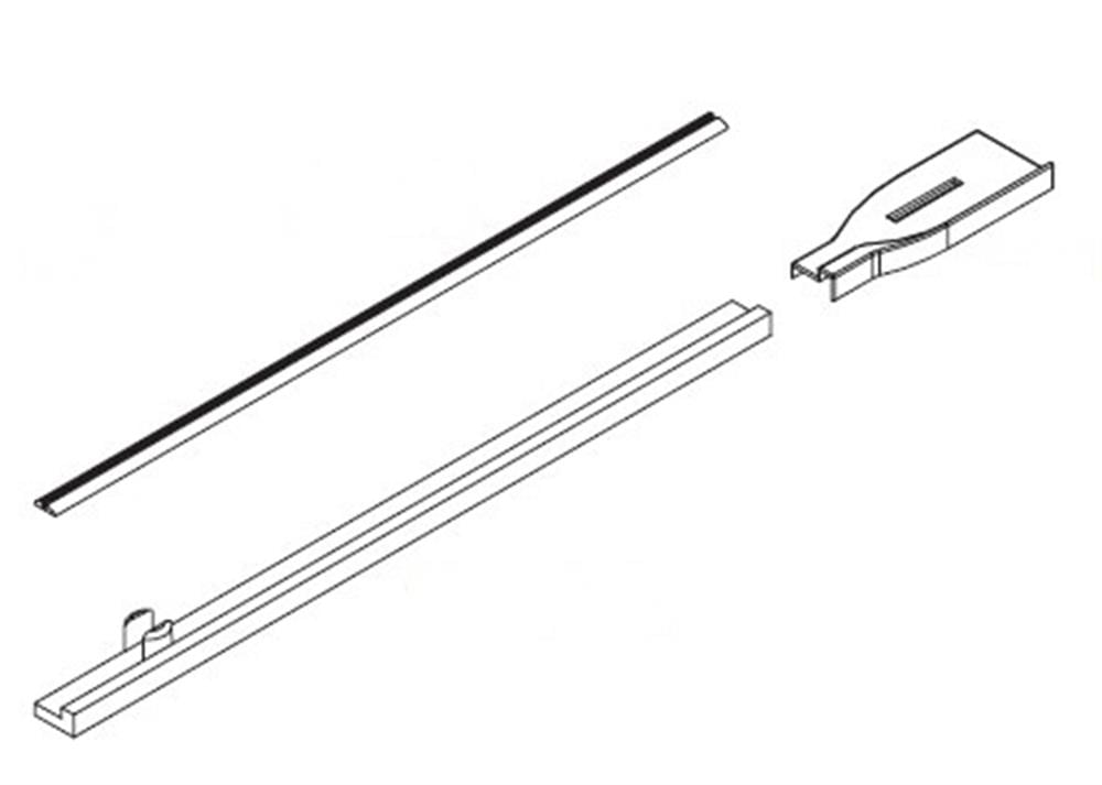 Vismaravetro Albi Kit SMF FP ricambio sinistro bianco