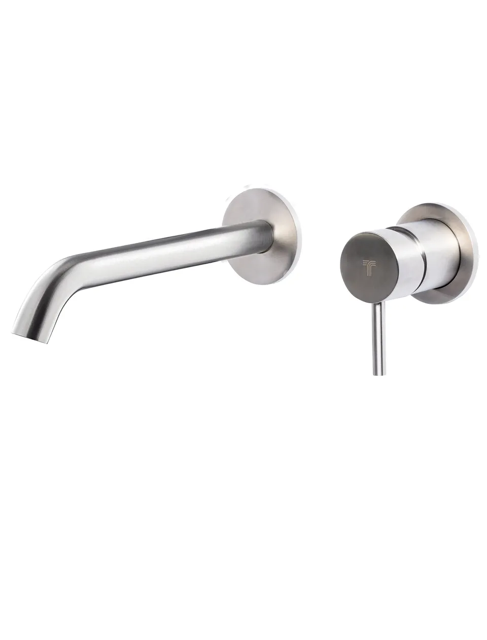 Tubico Nilo miscelatore lavabo incasso a parete inox