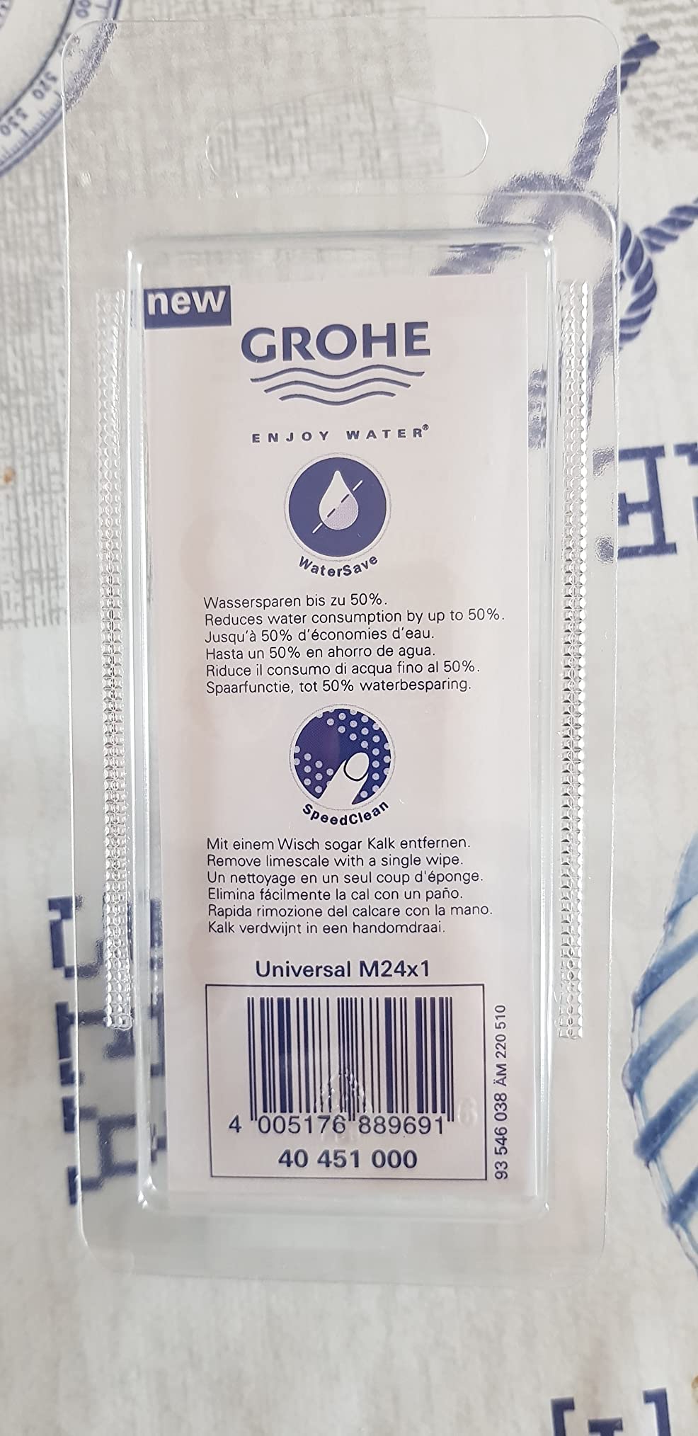 Grohe 40451000 Mousseur M24x1 Aeratore 2 Pezzi risparmio acqua