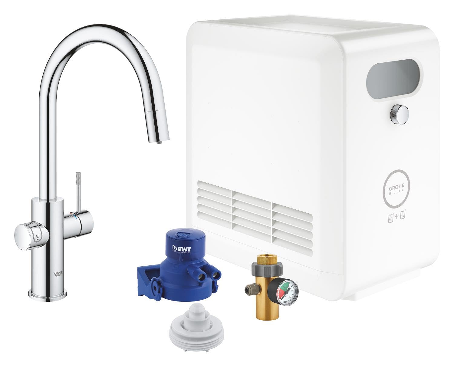GROHE Blue Professional 31326002 rubinetto frizzante doccetta