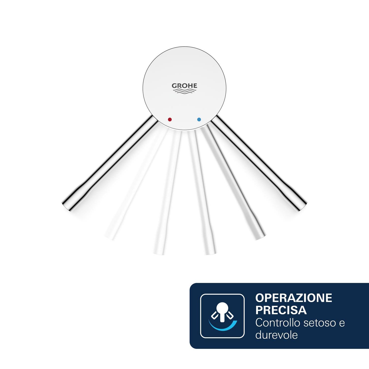 Grohe Essence 30269000 Miscelatore Cucina Cromato Monocomando