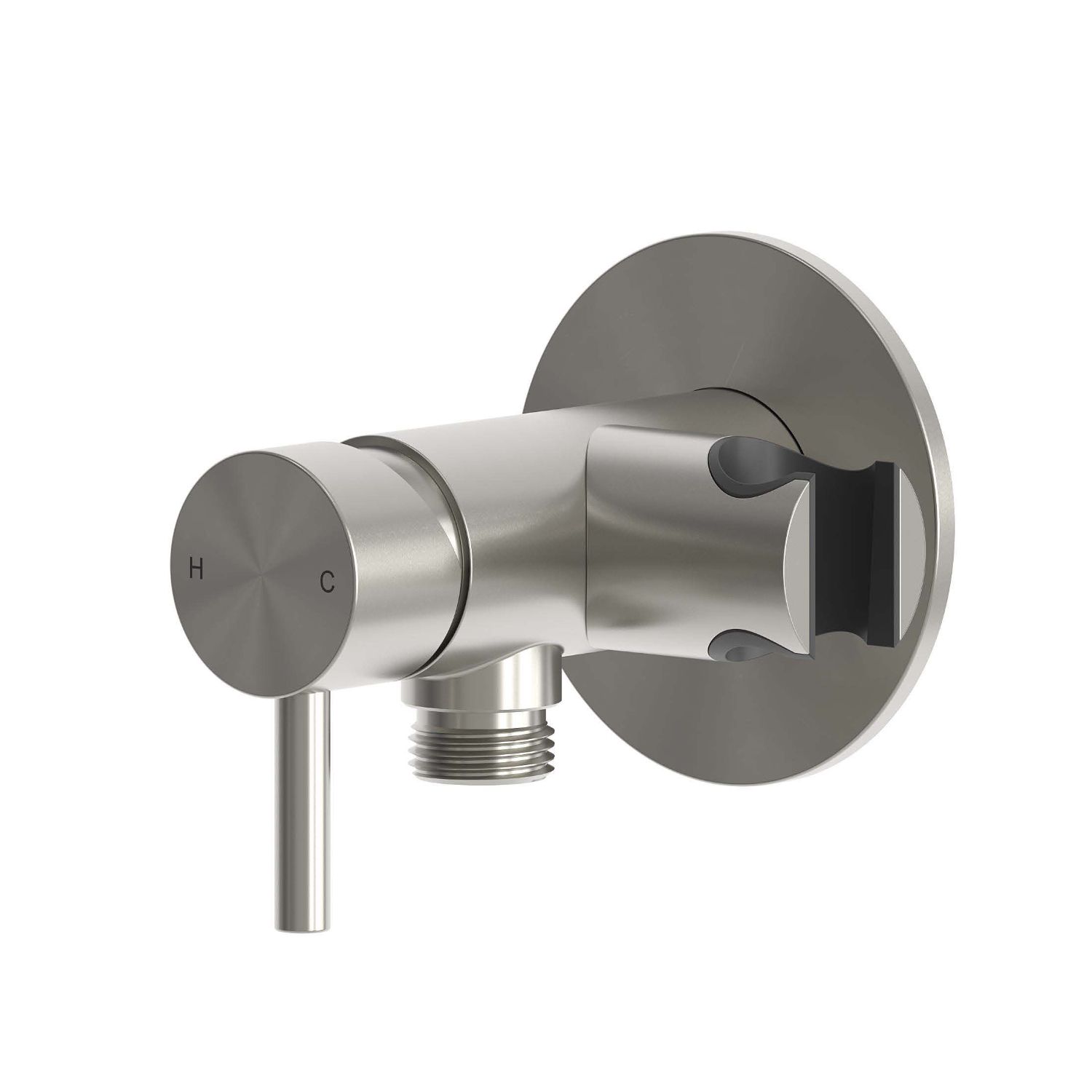 Sined MISCELATORE-MURO-ATTACCO-DOCCINO-LEVANTE-INOX miscelatore