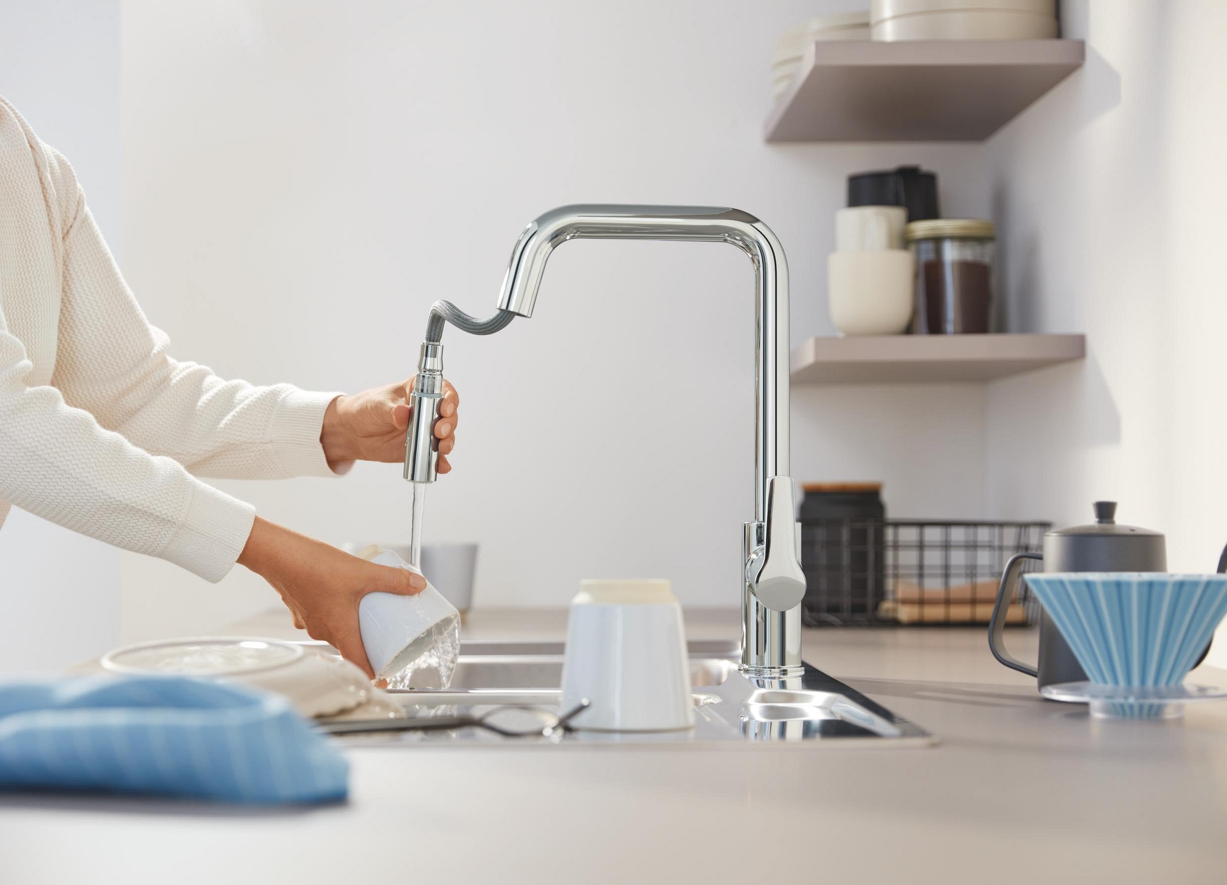GROHE Start 30631000 Miscelatore Cucina Cromo con Doccetta