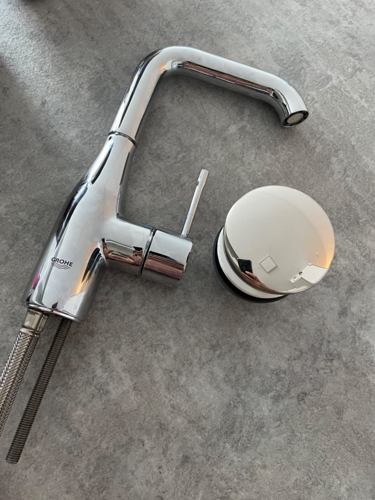 Grohe Essence 23799001 Miscelatore Lavabo L Cromato Push-Open